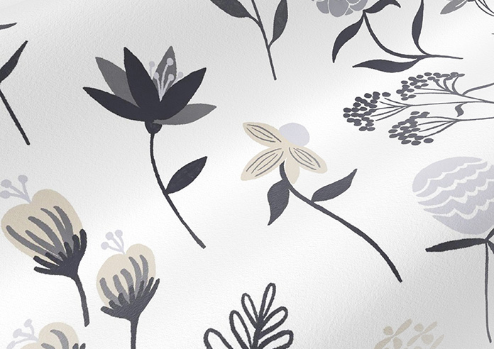 Floral Whimsy, Night Time - Twist&Fit Roman Blind - Image 4